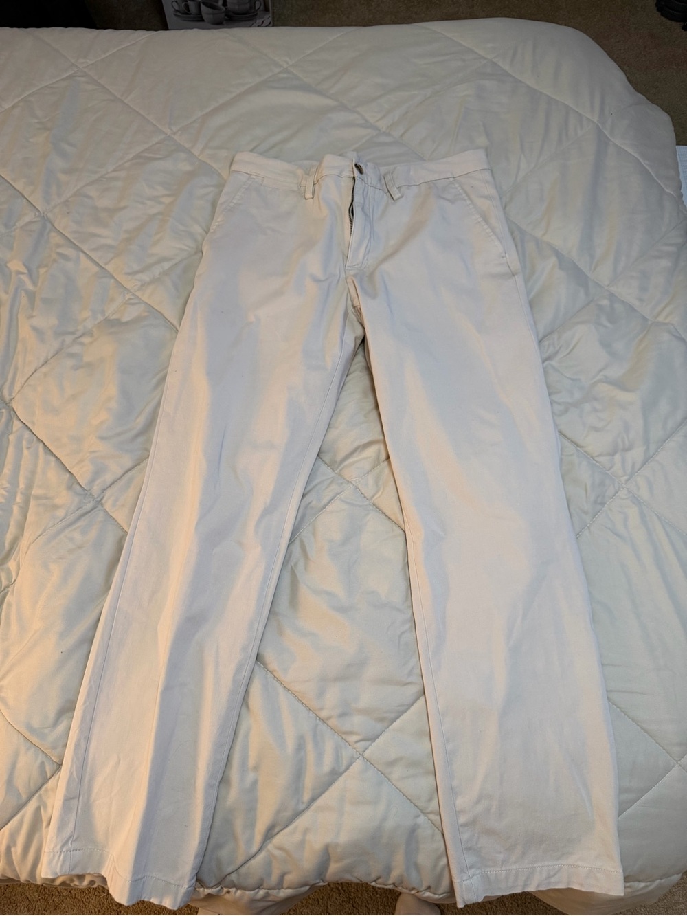 Men's Classic Straight Fit khaki Pants